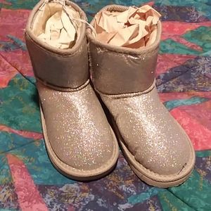 Sparkly Moon Boot Slippers
